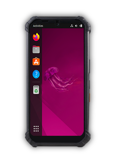 Palmare rugged Linux Ubuntu RPL650 Ruggtek in ambiente magazzino industriale