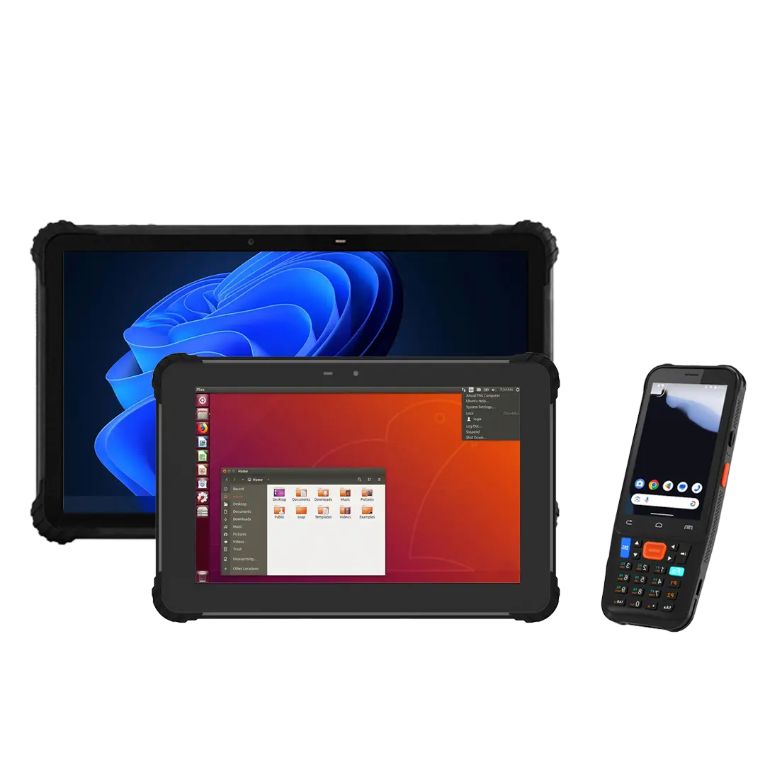 Industrial tablet Windows Linux Android compatible with MDM platforms